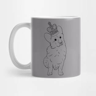 Regal Corgi Mug